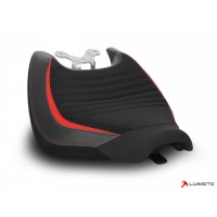 LUIMOTO (Corsa) Rider Seat Covers for the Triumph Rocket 3 GT (2020+)